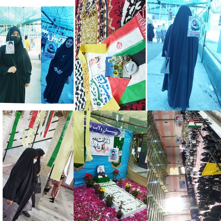 گرامیداشت شهدای حادثه تروریستی کرمان در شهرستان منوجان
