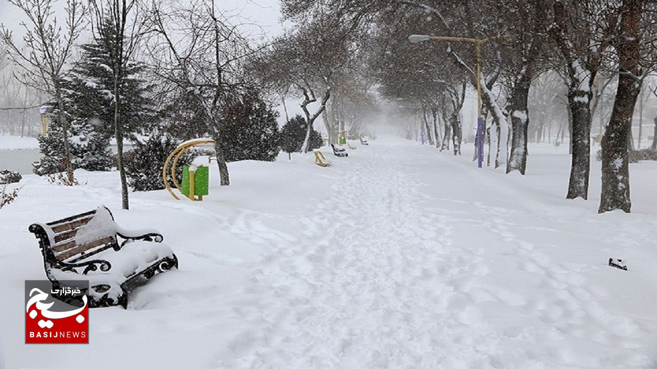 بارش برف استان اردبیل را فرا می‌گیرد