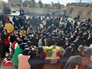 میزبانی دانش‌آموزان ساوجی از شهید گمنام
