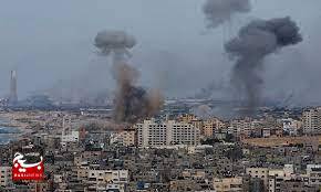 بمباران بخش‌های مرکزی و جنوبی نوار غزه