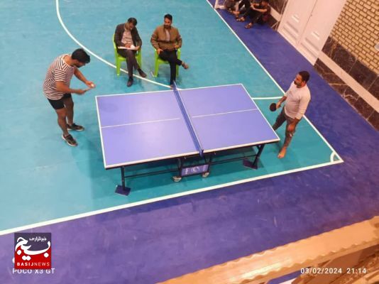 برگزاری مسابقات تنیس روی میز در شهرستان عسلویه
