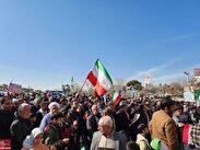 خروش مردم خمینی شهر در راهپیمایی 22 بهمن