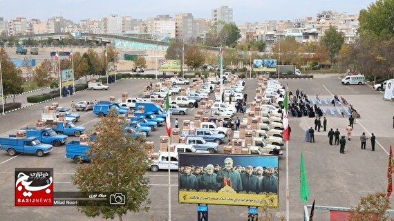 مراسم توزیع 250 سری جهیزیه در سپاه استان اردبیل