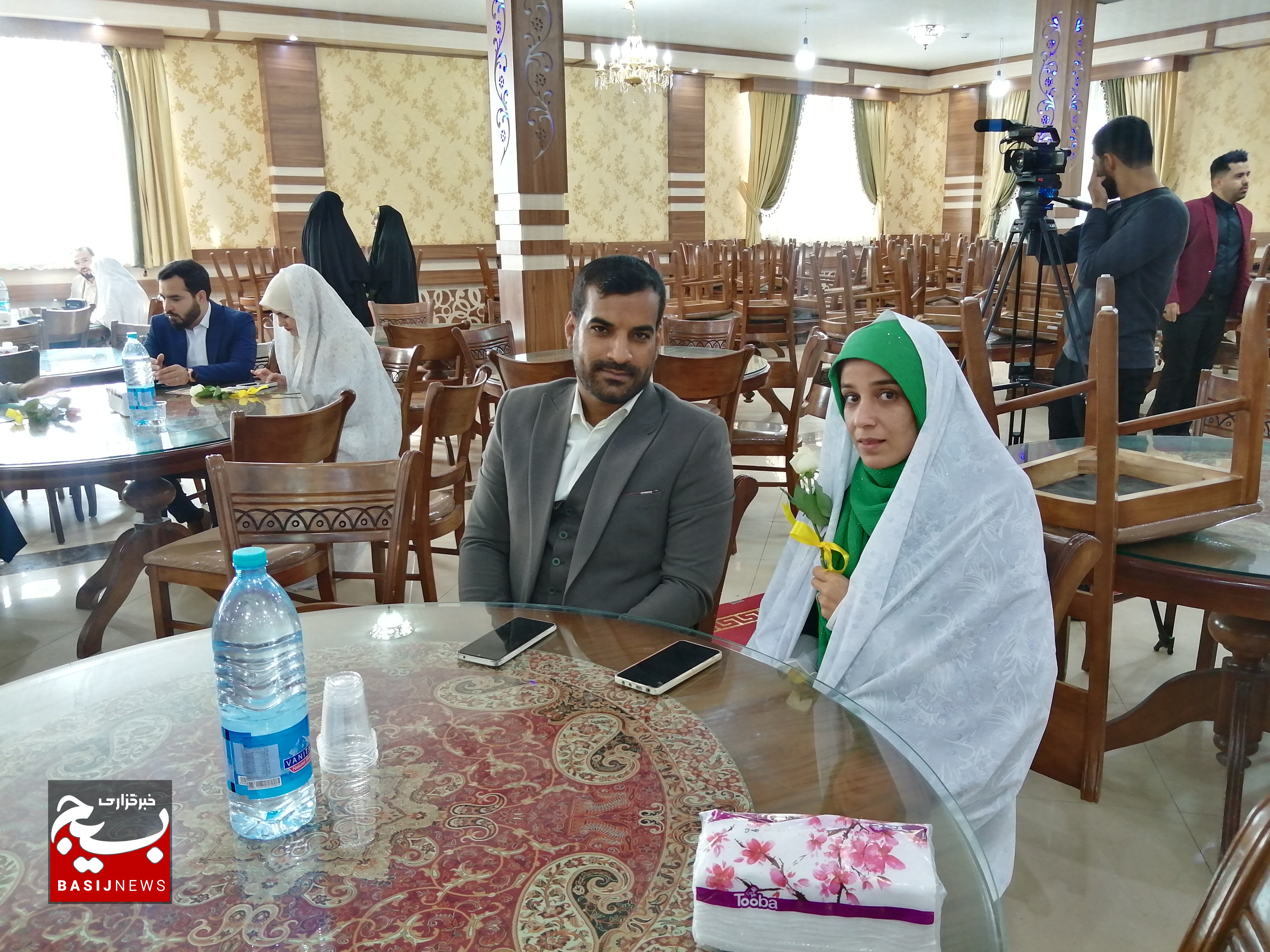 برگزاری ازدواج آسان ۶۰ زوج پاسدار در کرمان + تصاویر