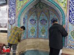 گزارش تصویری|غبار روبی مساجد در شهر قیامدشت به مناسبت ماه مبارک رمضان