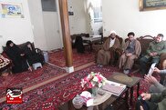 مسئولان شهرستان خمین با خانواده شهدا دیدار کردند