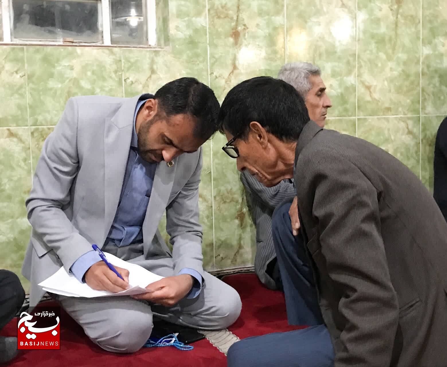 خدمات رایگان حقوقدانان بسیجی به نجف آباد یاسوج رسید