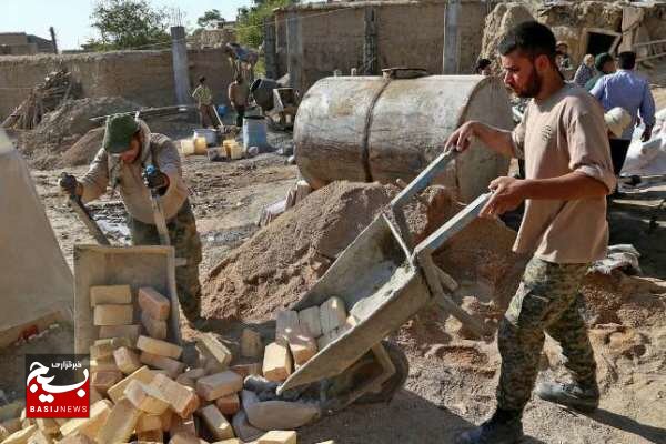 جهاد خدمت رسانی و محرومیت زدایی با۶۰ گروه جهادی بسیج سازندگی سپاه خرمشهر