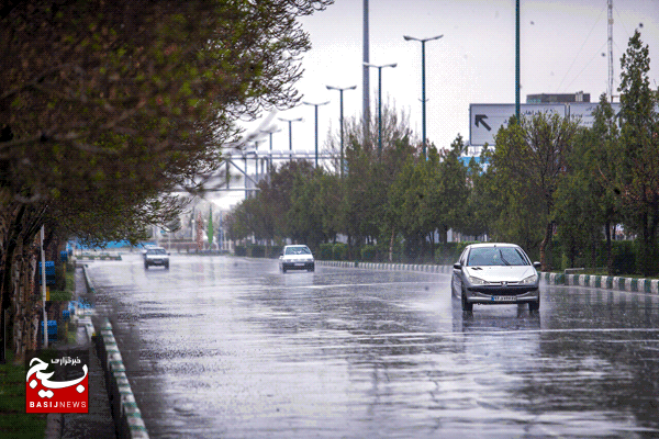 بارش‌های رگباری و جاری شدن سیل در شمال اردبیل