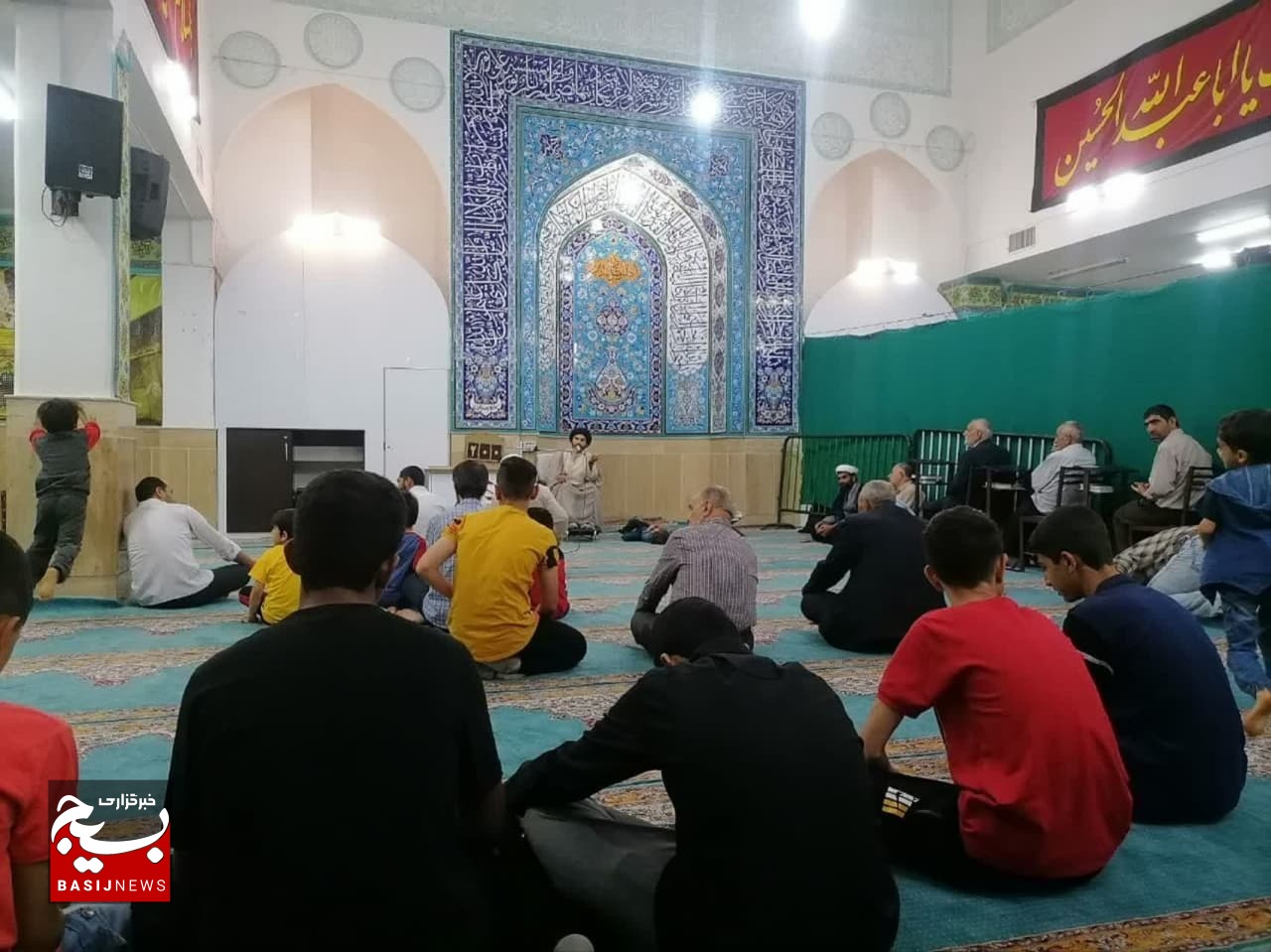 مراسم ولادت با سعادت کریمه اهل بیت در مسجد امام حسین (ع) پردیسان برگزار شد