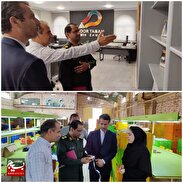 سرکشی مسئول سازمان بسیج مهندسین سپاه استان سمنان از واحد صنعتی نورتابان خراسان رضوی