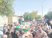 پیکر جانباز شهید حاج غلامرضا توکلی در نجف آباد تشییع شد/تصاویر