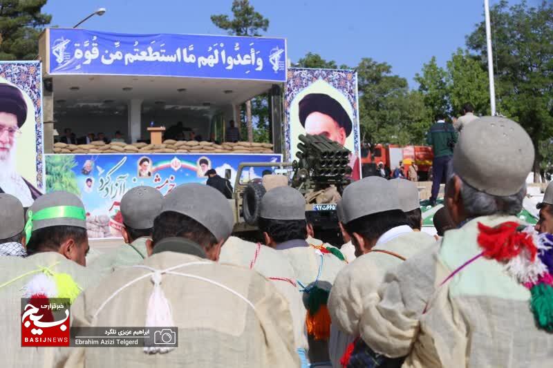صبحگاه مشترک نیروهای مسلح کهگیلویه و بویراحمد به مناسبت سوم خرداد