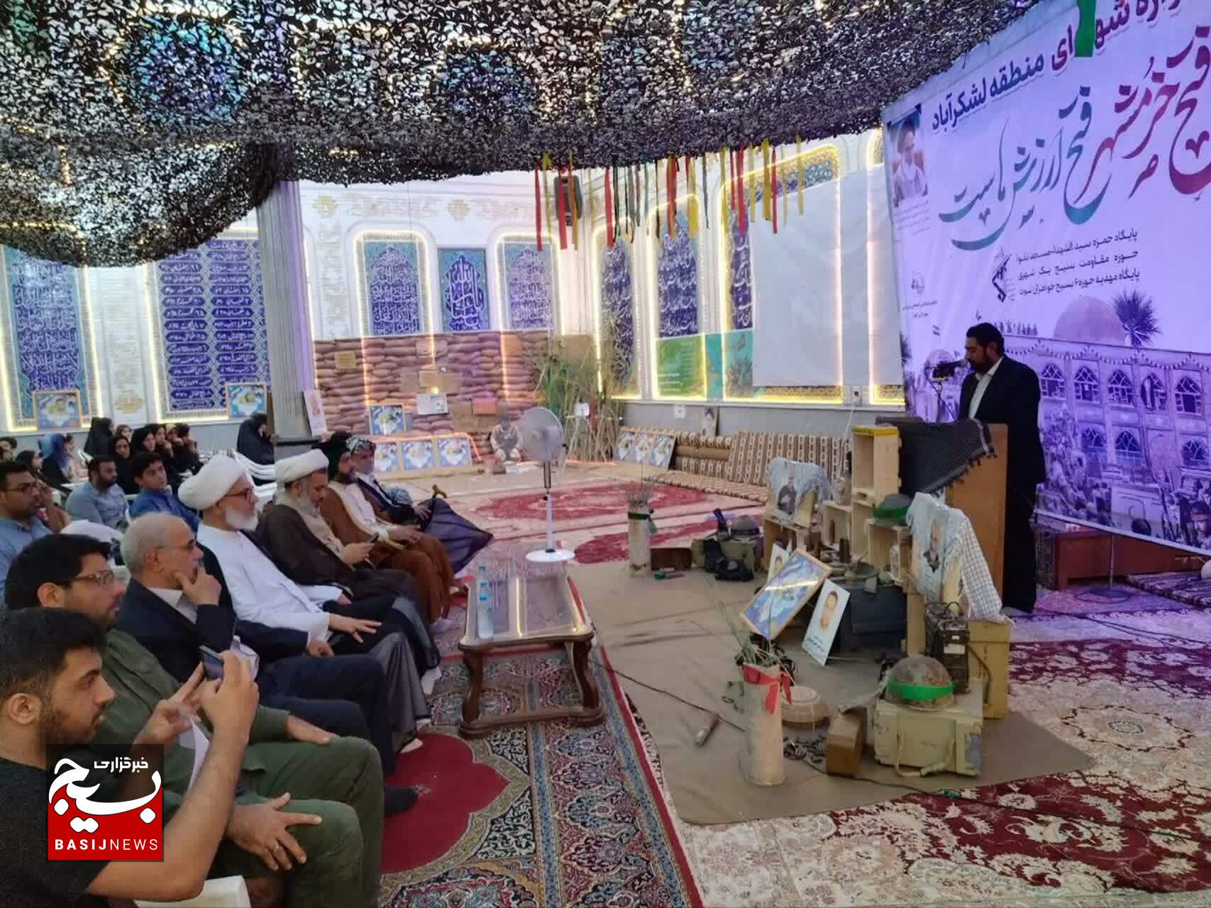یادواره شهدا منطقه لشکر آباد با میزبانی شهید گمنام در اهواز