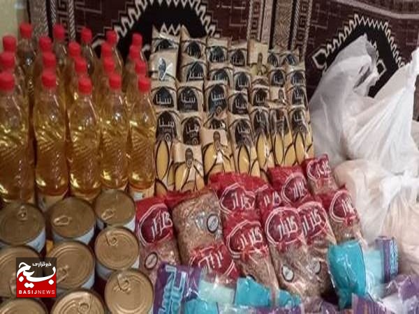 توزیع 20 بسته کمک معیشتی توسط پایگاه حضرت معصومه(س) روستای گورک دژگاه