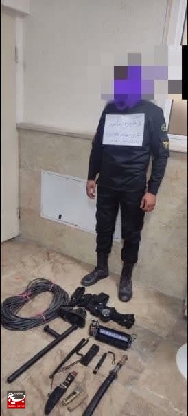 دستگیری پلیس قلابی با تجهیزات نظامی در آمل