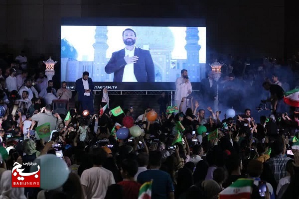 جشن بزرگ غدیر در شهرک گلستان شیراز با حضور ابودر روحی و اجرای سرود سلام فرمانده