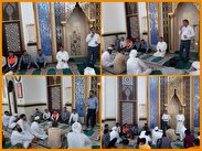 برگزاري میز خدمت جهادی در مسجد جامع روستای حمیران