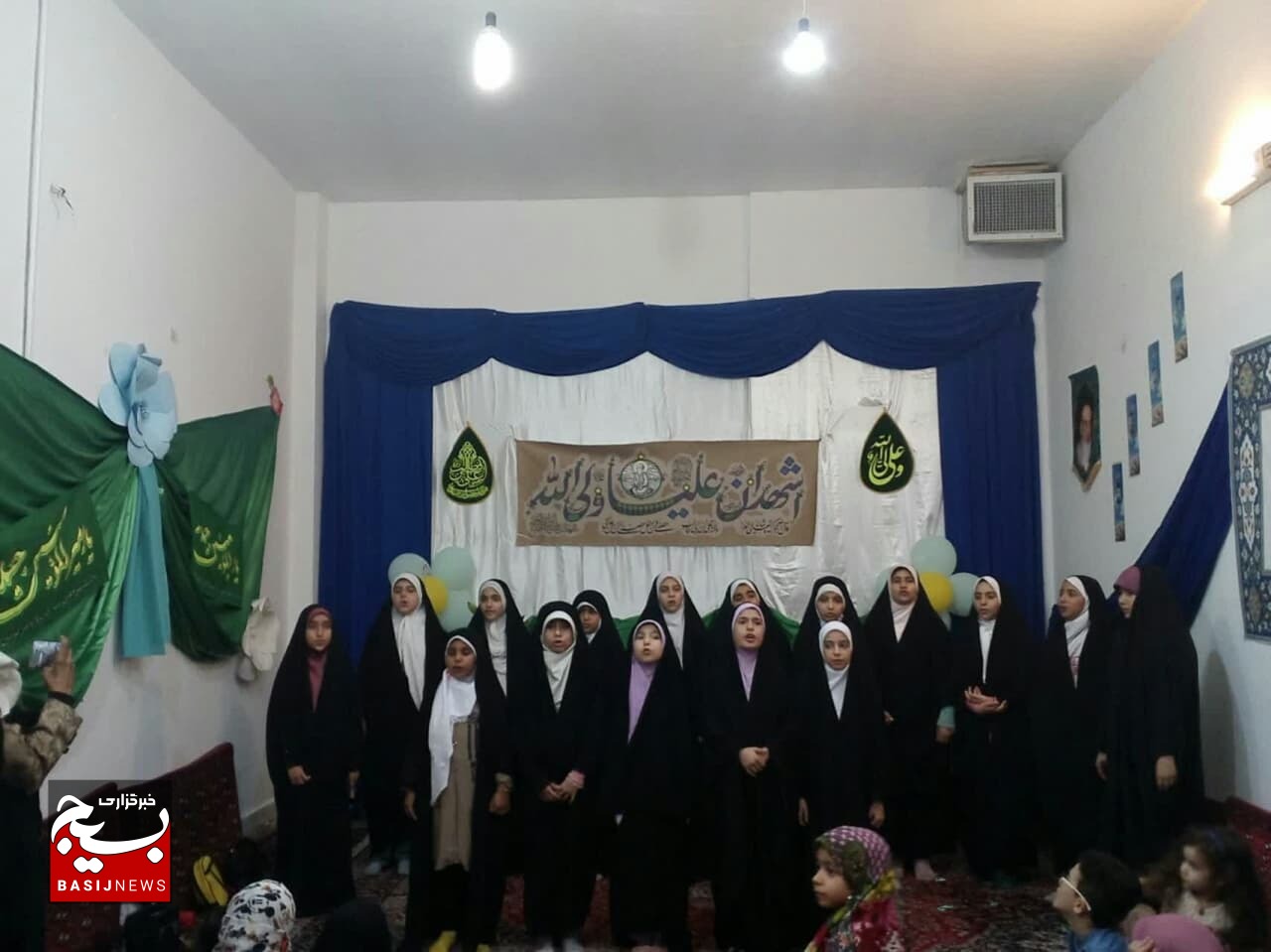 جشن دخترانه هفته عفاف و حجاب در پایگاه حنانه قم