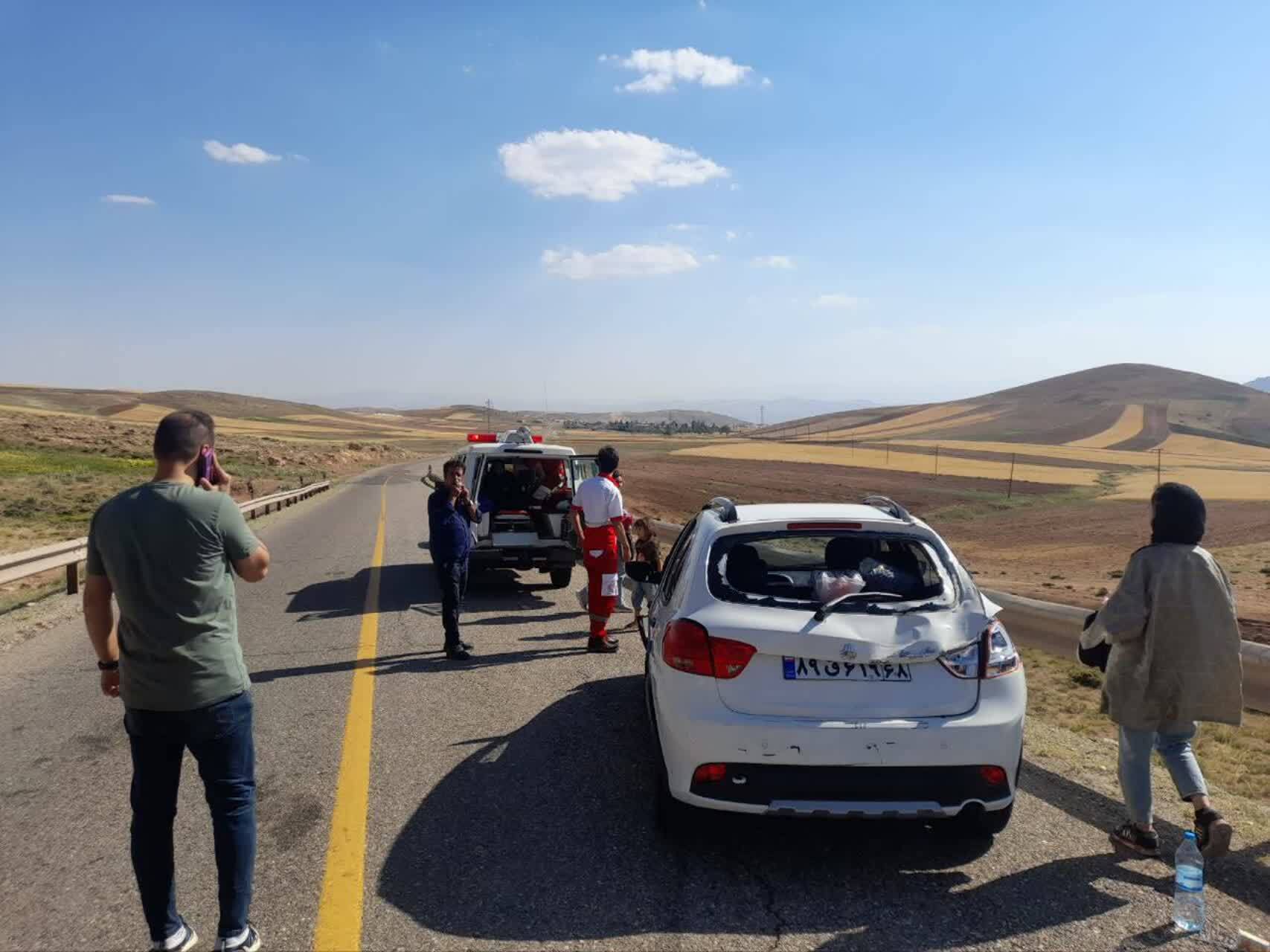 تصادف در جاده های زنجان ۶ مصدوم و فوتی برجا گذاشت