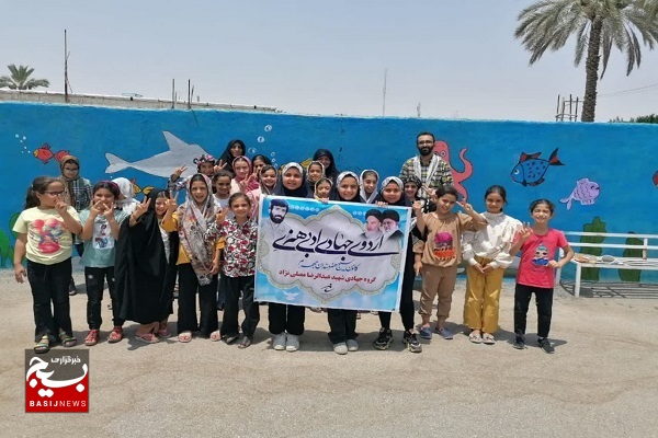 دبستان حاج حسین بختی کوی شهید سحرخیز زیباسازی شد + عکس