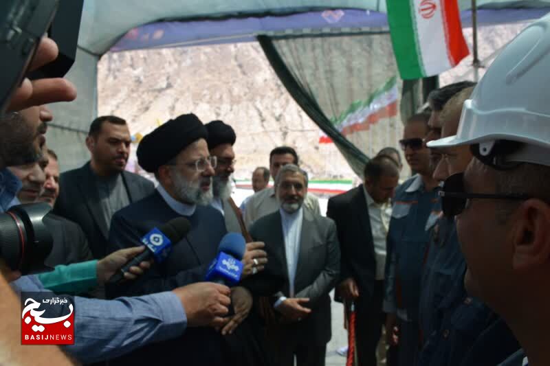 سد چم شیر گچساران با حضور رئیس جمهور افتتاح شد
