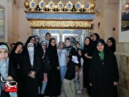 اردوی دختران پایگاه حضرت خدیجه(س) در شهرستان کهک قم