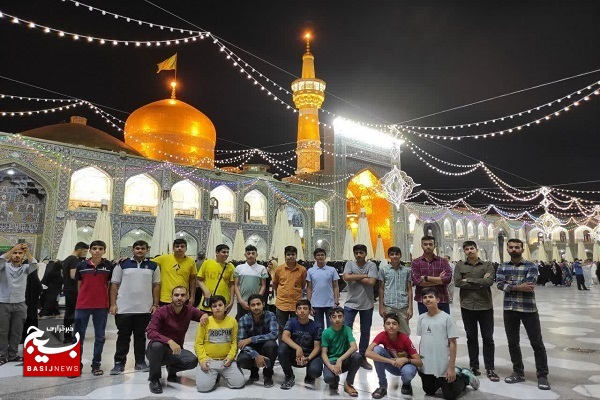 اردوی زیارتی تربیتی ۳۵۰ نفری بسیجیان پایگاه امام حسین (ع) جهرم به مشهد مقدس
