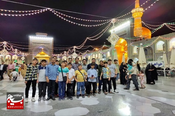 اردوی زیارتی تربیتی ۳۵۰ نفری بسیجیان پایگاه امام حسین (ع) جهرم به مشهد مقدس