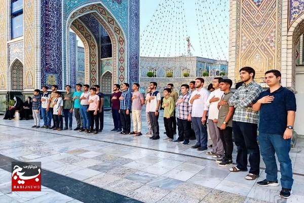 اردوی زیارتی تربیتی ۳۵۰ نفری بسیجیان پایگاه امام حسین (ع) جهرم به مشهد مقدس