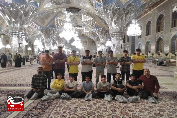 اردوی زیارتی تربیتی ۳۵۰ نفری بسیجیان پایگاه امام حسین (ع) جهرم به مشهد مقدس