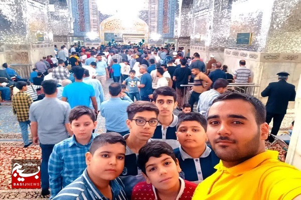 اردوی زیارتی تربیتی ۳۵۰ نفری بسیجیان پایگاه امام حسین (ع) جهرم به مشهد مقدس