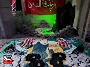 برگزاری مراسم عزاداری شب شهادت حضرت رقیه(س) در شهرک پیام ماهدشت+تصاویر
