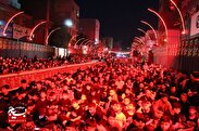 حضور فرمانده سپاه امام حسن مجتبی(ع)در نمایش مذهبی یک بیابان بی کسی محله دولت آباد کرج+تصاویر