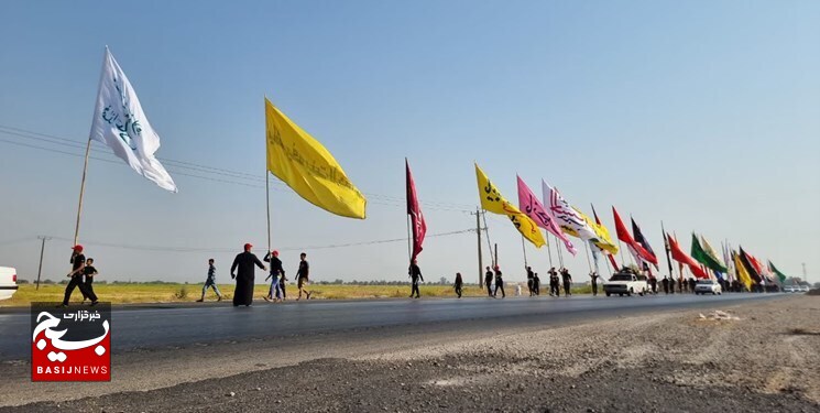 بزرگترین کاروان عشاق الحسین رامشیر به سمت کربلا معلی حرکت کرد+ عکس