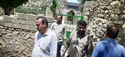 بازدید ستادی مسئول سازمان بسیج مهندسین عمران ومعماری از طرح عمران روستا در مناطق محروم شهرستان یاسوج