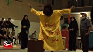 اجرای نمایش کوتاه فاشیسم و قرآن سوزی در بافق