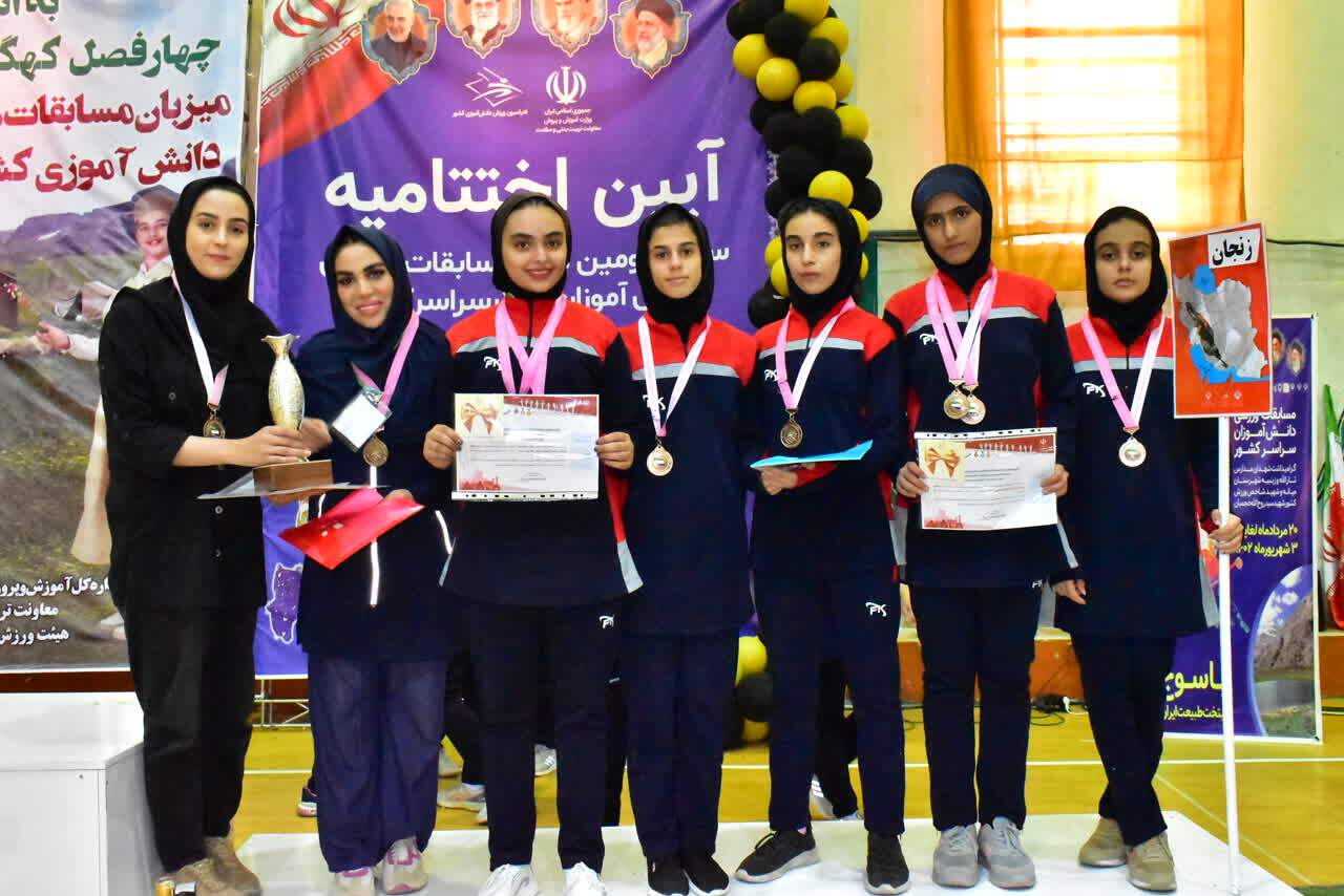 مسابقات ورزشی دانش‌آموزان کشور در رشته طناب زنی با قهرمانی تیم خراسان رضوی پایان یافت