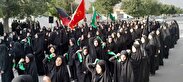 بیش از ۱۰۰ دختر جوان و نوجوان بسیج فریدن، در رزمایش باشکوه اقتدار زینبیون شرکت کردند