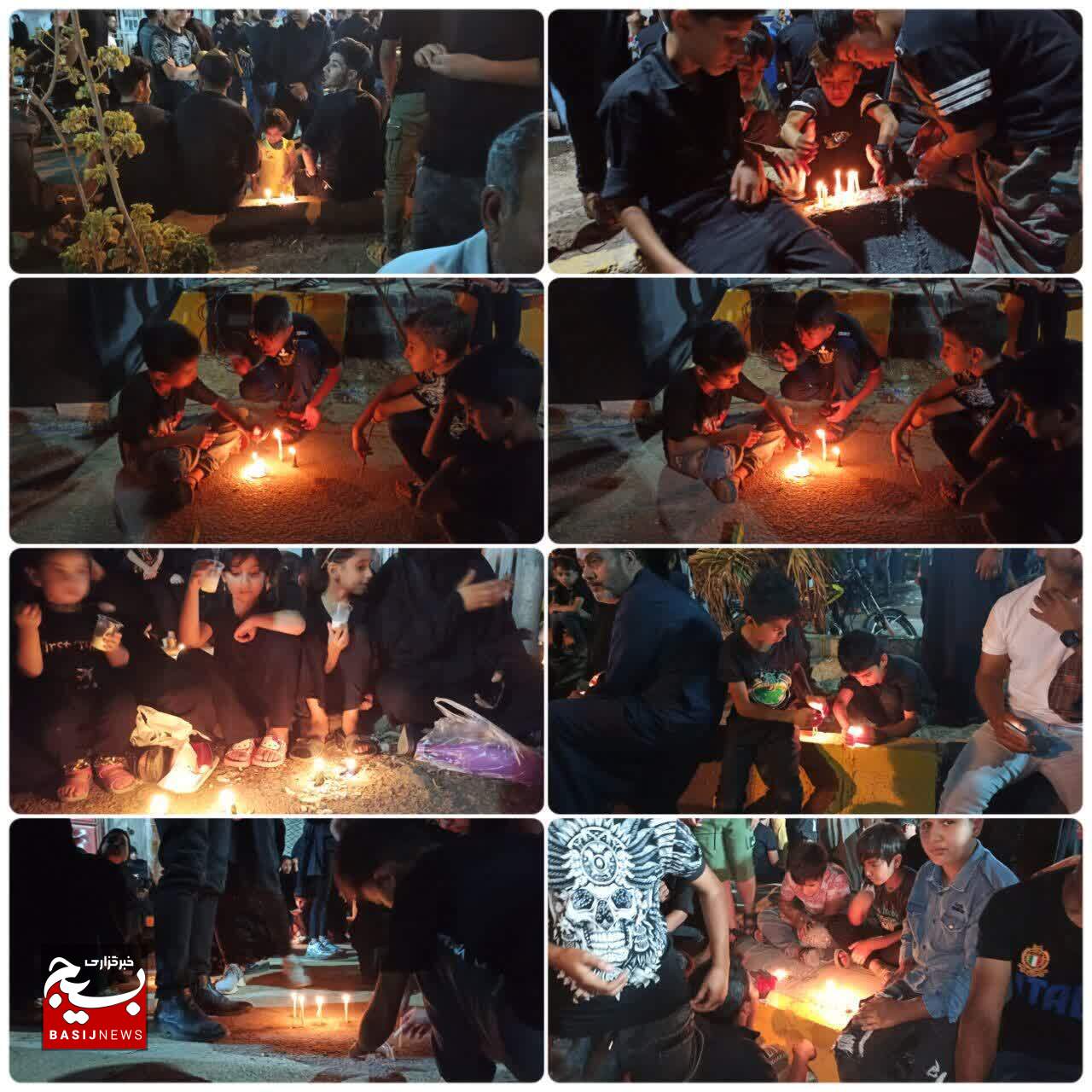 شام غریبان به یاد شهداء و اسرای قیام عاشورا در حمیدیه