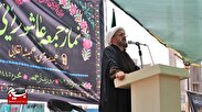 اقامه نماز جمعه عاشورایی در اشتهارد+تصاویر