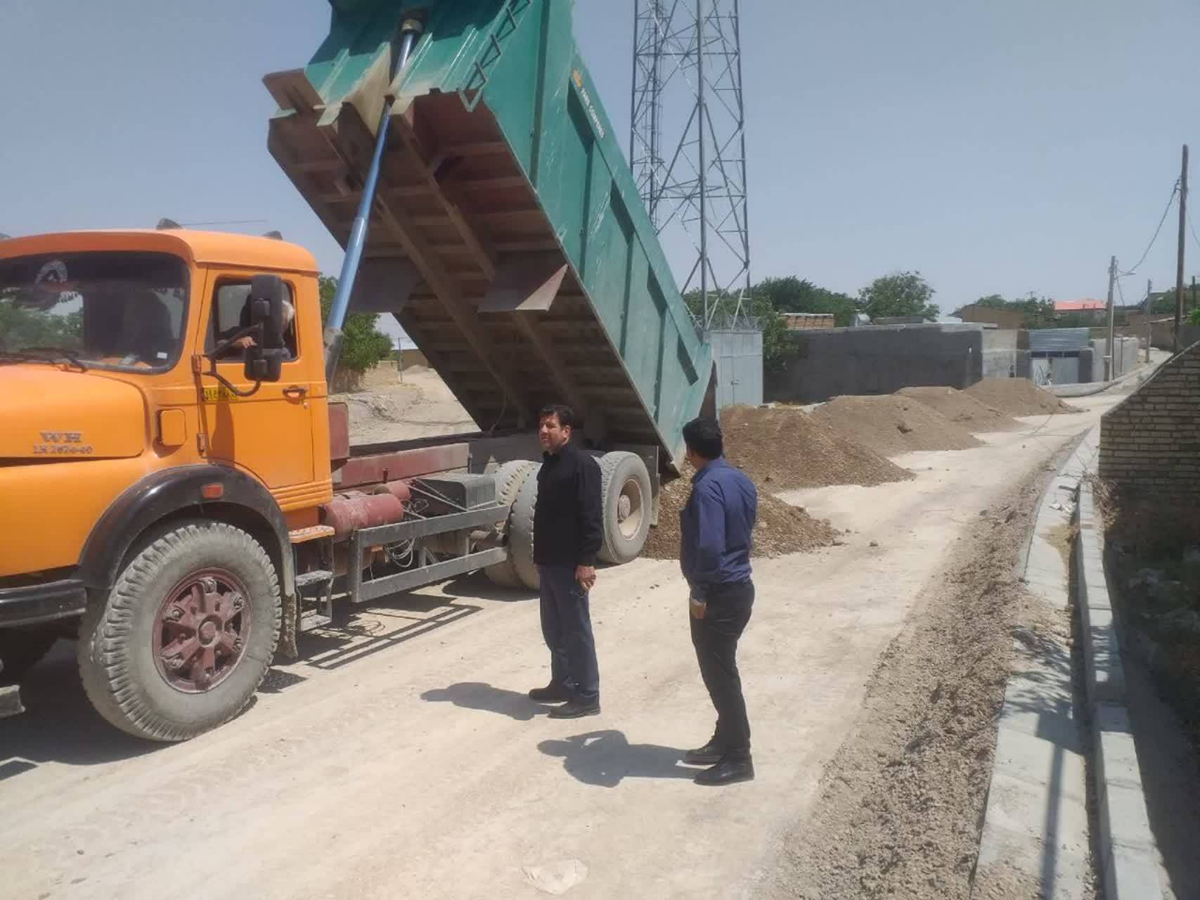 احداث خط لوله انتقال آب جدید در روستای سعید آباد ایجرود