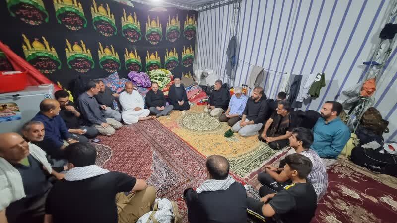سرکشی رئیس ستاد عتبات عالیات استان از موکب های کهگیلویه و بویراحمد در عراق + ( تصاویر)