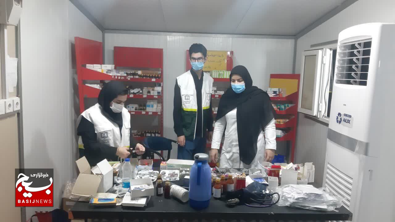 خدمات رسانی بسیج جامعه پزشکی شوشتر به زوار امام حسین(ع) در مرزشلمچه