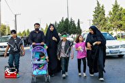 پیاده‌روی جاماندگان اربعین در دامغان