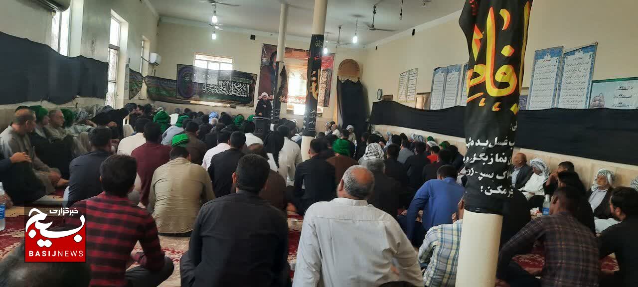 برگزاری مراسم رحلت پیامبر اکرم(ص) وشهادت امام حسن مجتبی(ع) در شعیبیه شوشتر
