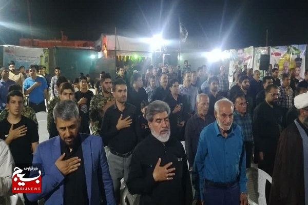 یادواره شهدای محله سکه روان شهر قیر برگزار شد +عکس