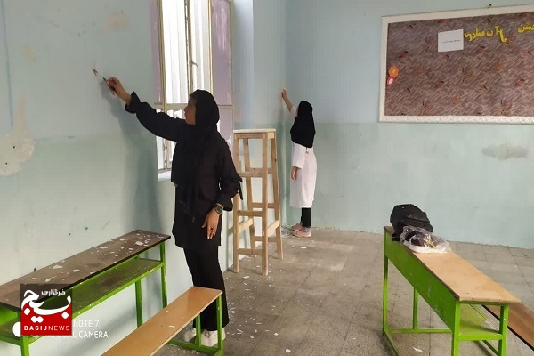 اردوی جهادی ۱۰ روزهی رنگ آمیزی دبستان قائم مقام جهرم برگزار شد+عکس اردوی جهادی ۱۰ روزهی رنگ آمیزی دبستان قائم مقام جهرم برگزار شد+عکس