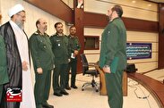 مراسم تکریم و معارفه جانشین فرمانده سپاه امام حسن مجتبی (ع) استان البرز برگزار شد