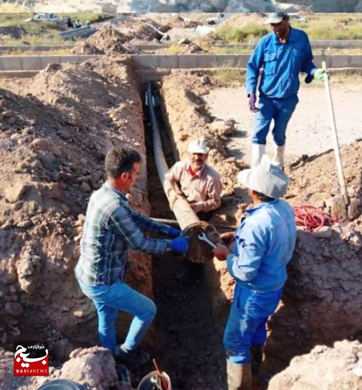  اجرای هشت کیلومتر شبکه آب آشامیدنی در باغ عمران اقبالیه